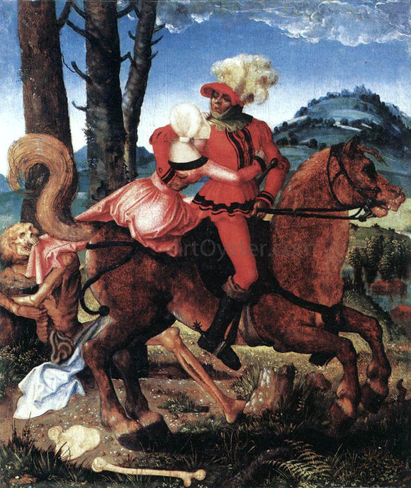  Hans Baldung The Knight, the Young Girl, and Death - Art Print