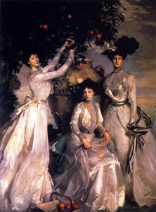  John Singer Sargent The Ladies Alexandra, Mary and Theo Acheson - Art Print