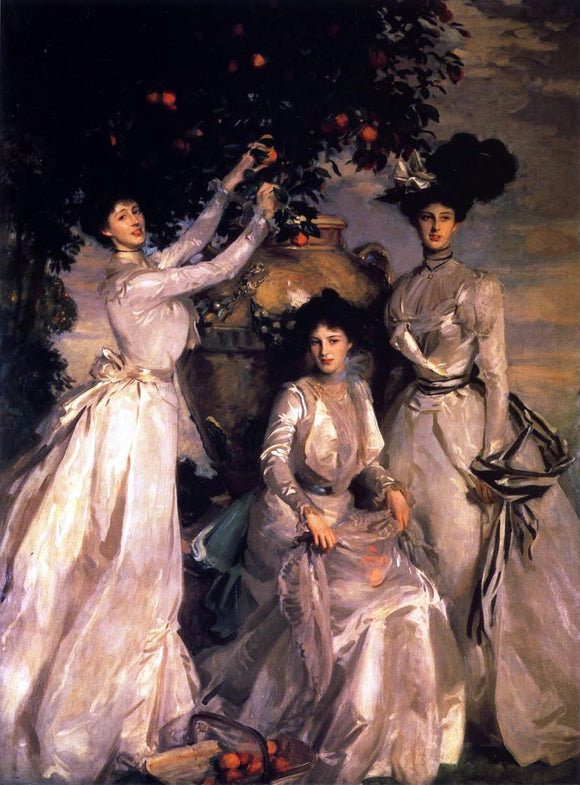  John Singer Sargent The Ladies Alexandra, Mary and Theo Acheson - Art Print