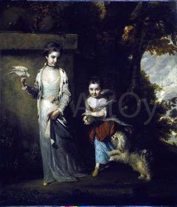  Sir Joshua Reynolds The Ladies Amabel and Mary Jemima Yorke - Art Print
