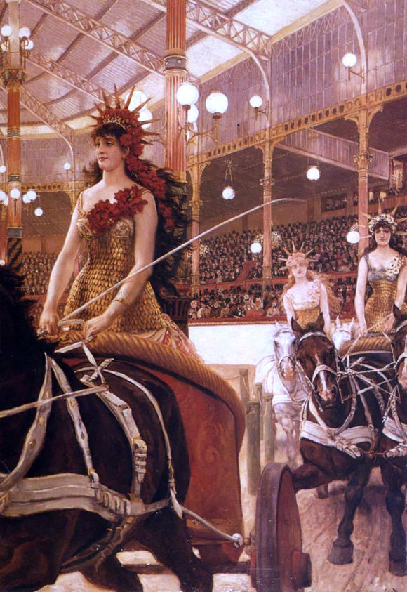  James Tissot The Ladies of the Cars - Art Print