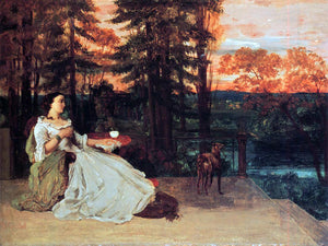  Gustave Courbet The Lady of Frankfurt - Art Print