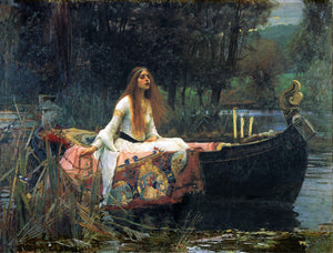  John William Waterhouse A Lady of Shalott - Art Print