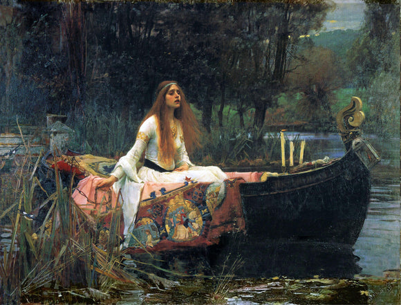  John William Waterhouse A Lady of Shalott - Art Print