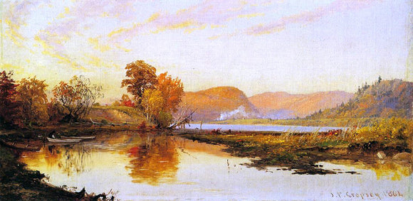  Jasper Francis Cropsey The Lake - Art Print