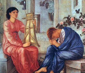  Sir Edward Burne-Jones The Lament - Art Print