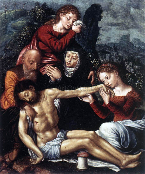  Jan Sanders Van Hemessen The Lamentation of Christ - Art Print