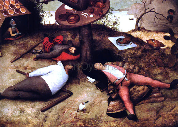  The Elder Pieter Bruegel The Land of Cockayne - Art Print