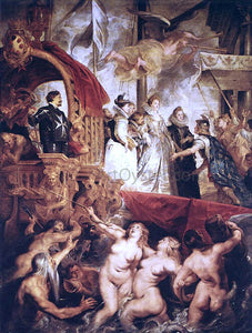  Peter Paul Rubens The Landing of Marie de' Medici at Marseilles - Art Print