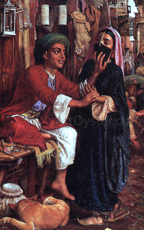  William Holman Hunt The Lantern Maker's Courtship - Art Print