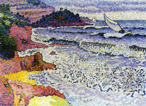  Henri Edmond Cross The Lapping Sea - Art Print