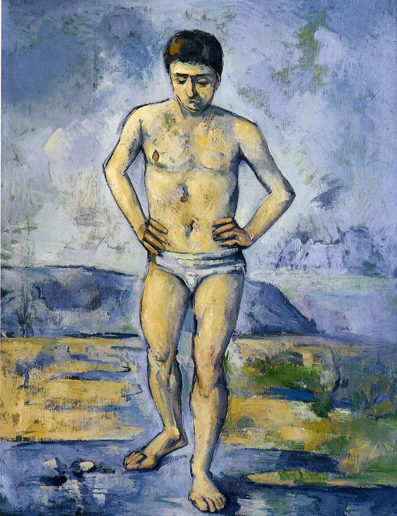  Paul Cezanne The Large Bather - Art Print