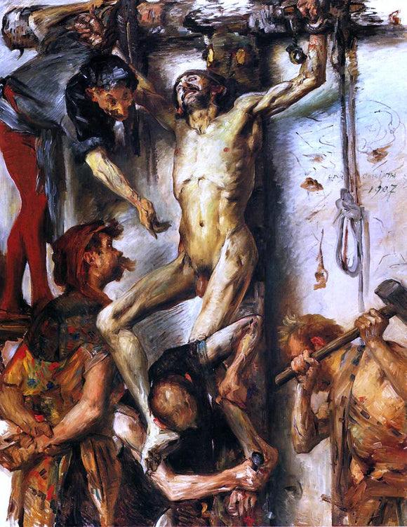  Lovis Corinth The Large Martyrdom - Art Print