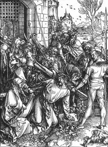  Albrecht Durer The Large Passion: 5. Christ Bearing the Cross - Art Print