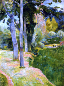  Paul Gauguin The Large Trees - Art Print