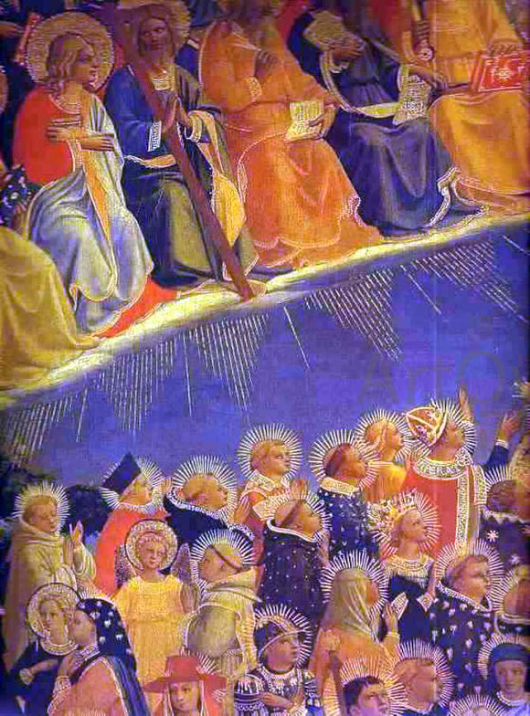  Fra Angelico The Last Judgement (detail 1) - Art Print