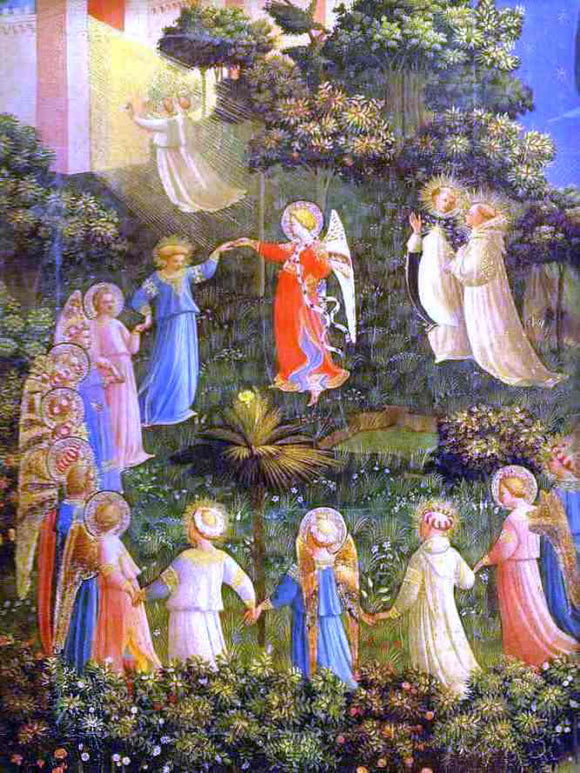  Fra Angelico The Last Judgement (detail 2) - Art Print