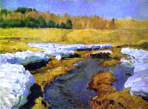  Isaac Ilich Levitan The Last Snow, Study - Art Print