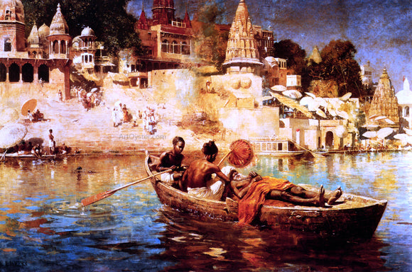  Edwin Lord Weeks The Last Voyage: A Souvenir of the Ganges - Art Print