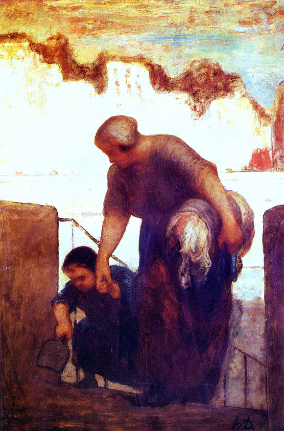  Honore Daumier The Laundress - Art Print