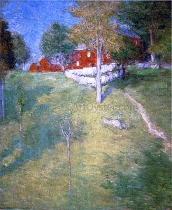  Julian Alden Weir The Laundry, Branchville - Art Print