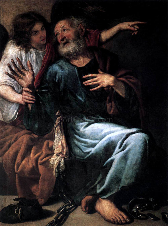  Antonio De Pereda The Liberation of St Peter by an Angel - Art Print