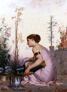  Adolphe Alexander Lesrel The Lily is Dead (also known as Le lis et mort) - Art Print
