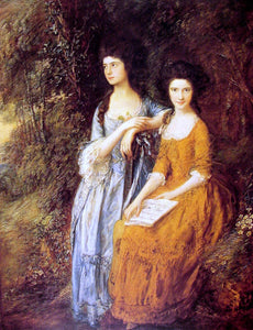  Thomas Gainsborough The Linley Sisters - Art Print