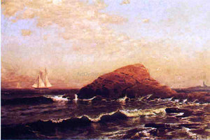  Alfred Thompson Bricher The Lion Rock, Newport - Art Print