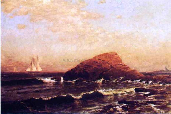  Alfred Thompson Bricher The Lion Rock, Newport - Art Print