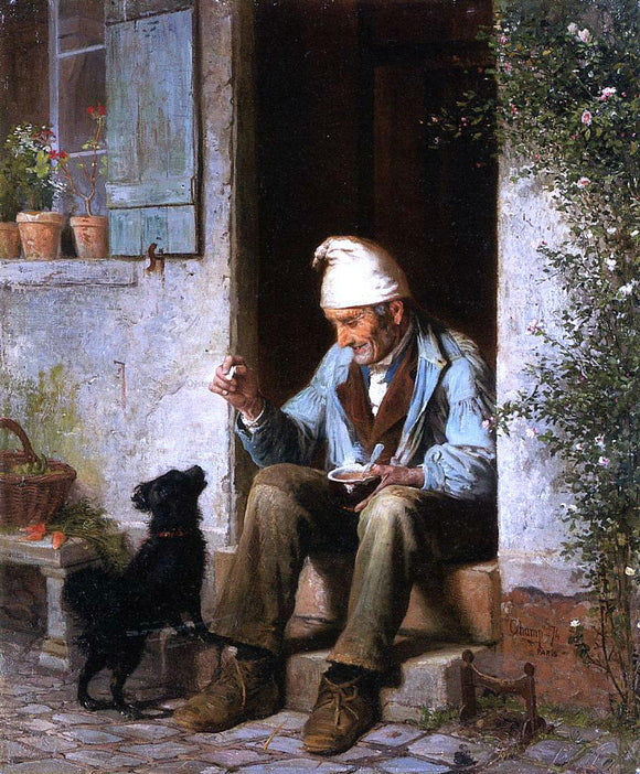  James Wells Champney The Little Beggar - Art Print