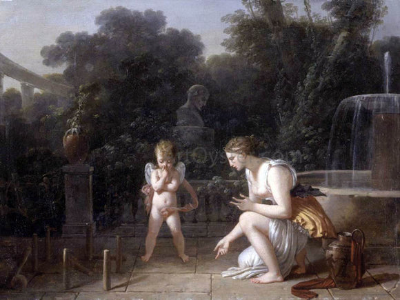  Jean-Baptiste Mallet The Little Fixer (Le petit redresseur de Quilles) - Art Print