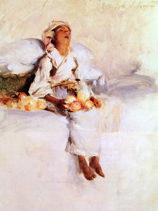  John Singer Sargent The Little Fruit Seller - Art Print