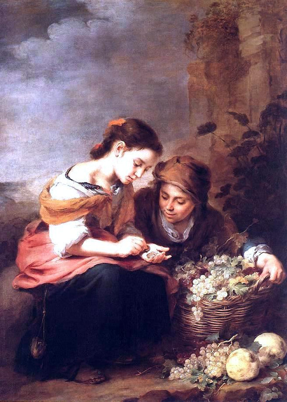  Bartolome Esteban Murillo The Little Fruit Seller - Art Print