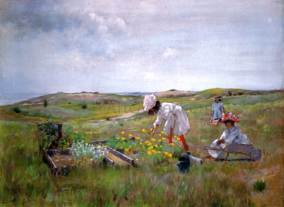  William Merritt Chase The Little Garden - Art Print