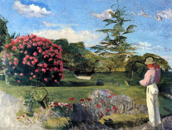  Jean Frederic Bazille The Little Gardener - Art Print