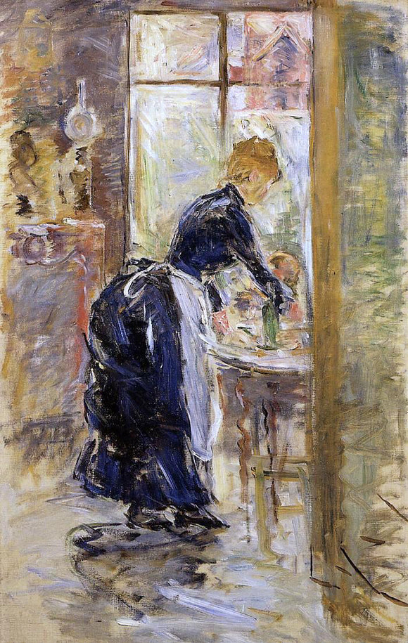  Berthe Morisot The Little Maid Servant - Art Print