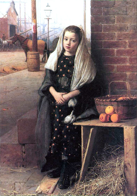  Seymour Joseph Guy The Little Orange Girl - Art Print