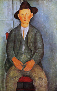  Amedeo Modigliani The Little Peasant - Art Print