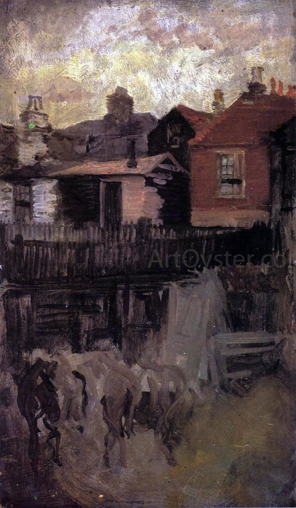  James McNeill Whistler The Little Red House - Art Print