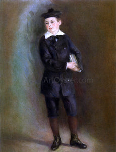  Pierre Auguste Renoir The Little School Boy - Art Print