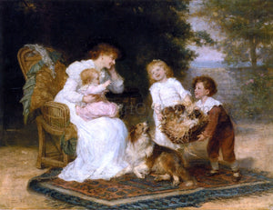  Frederick Morgan The Little Strangers - Art Print