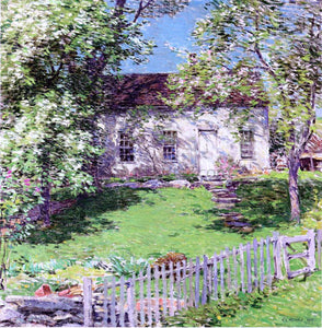  Willard Leroy Metcalf A Little White House - Art Print