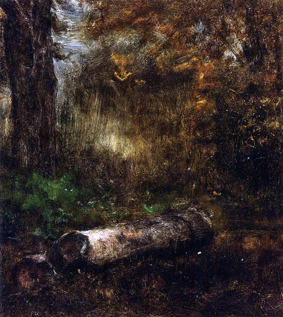  George Inness The Log - Art Print