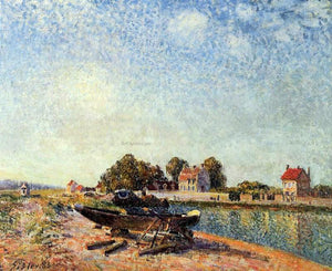  Alfred Sisley The Loing at Saint-Mammes - Art Print