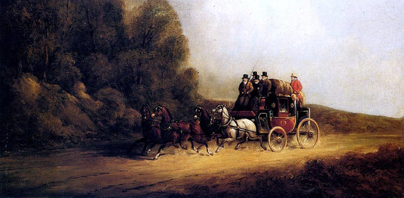  Charles Cooper Henderson The London to Bath Royal Mail - Art Print