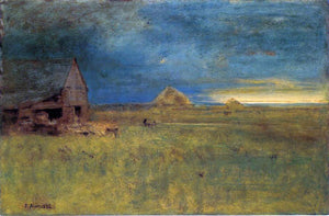  George Inness The Lone Farm, Nantucket - Art Print