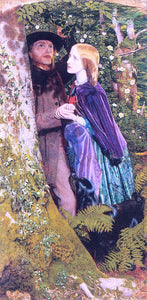  Arthur Hughes The Long Engagement - Art Print