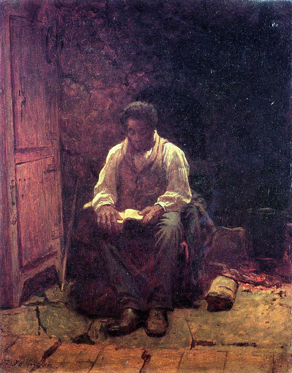  Eastman Johnson The Lord is My Shepherd - Art Print