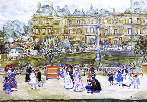  Maurice Prendergast The Louvre - Art Print